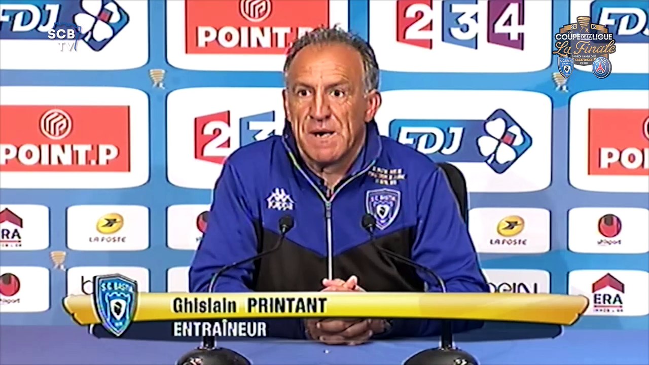 Bastia 0-4 Paris : Conf. d'après-match de G. Printant