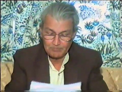 Rasool Bux Palijo's Lecture on Shah Abdul Latif Bhittae 1994 1/4