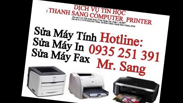 Nạp mực máy in quận 1, bơm mực, in tận nơi quận 1. 0935 251 391 Mr. Sang