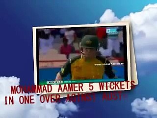 Muhammad Amir 5 wicket in an over Smart Devil