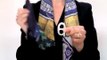 How to wear scarves - Hermes scarf in a criss-cross bow knot