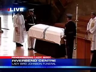 Lady Bird Johnson Funeral - Finale