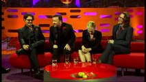 Ricky Gervais tells funny story about Johnny Depp   best ever red chair story on Graham Norton Show