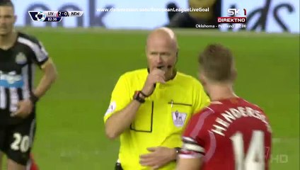 Moussa Sissoko Red Card | Liverpool - Newcastle United 13.04.2015 HD