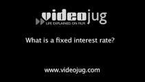 What is a fixed interest rate?: Savings Defined