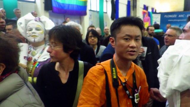 Christiane Taubira au Printemps des Assos (Associations Lesbiennes, Gays, Bis et Trans'), 11 avril 2015 Paris 4e