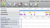 Google Chrome Developer Tools: The timeline panel