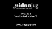 What is a 'multi-tied adviser'?: Tied Advisors