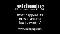 What happens if I miss a secured loan payment?: Problems With Loans