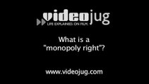 What is a 'monopoly right'?: Intellectual Property Defined
