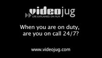 When you are on duty, are you on call 24-7?: Being A Bomb Disposal Specialist