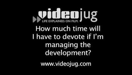 Descargar video: How much time will I need to devote if I'm managing the development?: Planning Permission And Project Managers