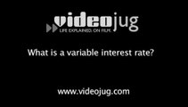 What is a variable interest rate?: Savings Defined