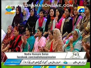 Aamir Liaquat Teasing Nadia Hussain While She Doing Makeup