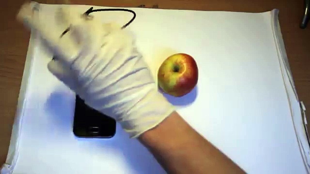 Charging Phone with a fruit