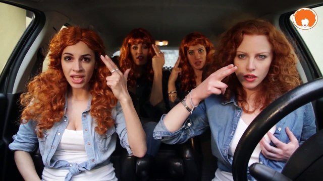 Après les australiennes, découvrez les rousses en voiture !