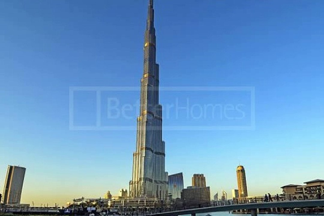 Burj Khalifa  Downtown Dubai   A Desirable Address  w/ Full Sea View  State of the Art Kitchen