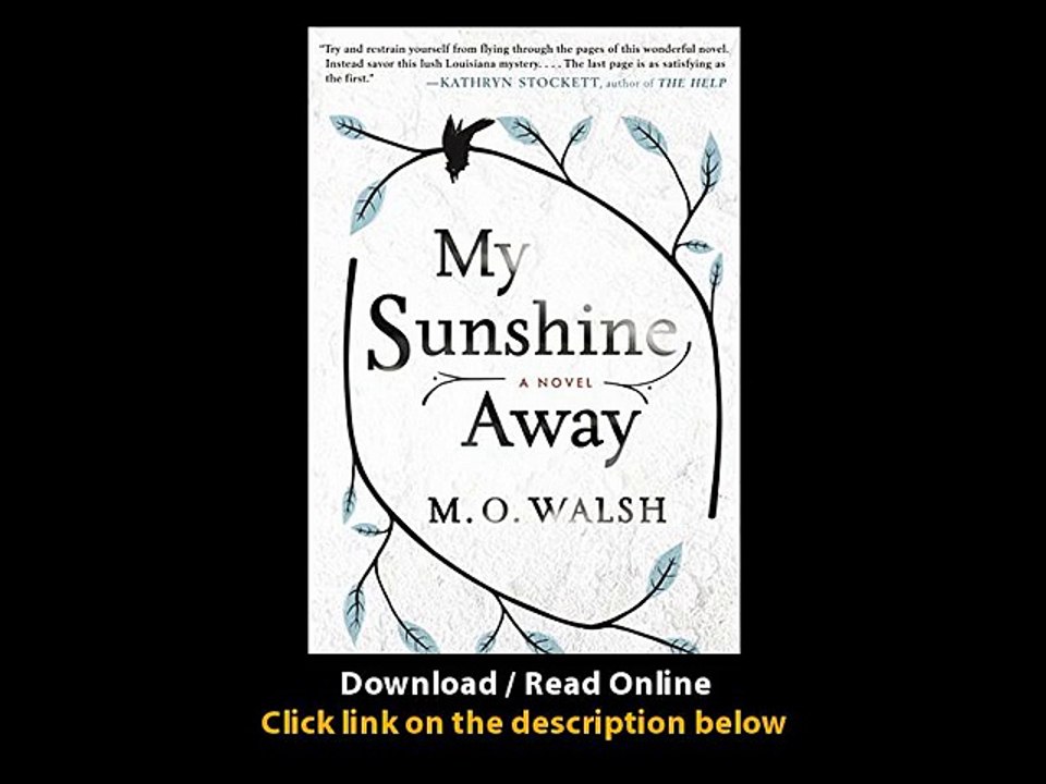 Download My Sunshine Away By MO Walsh PDF