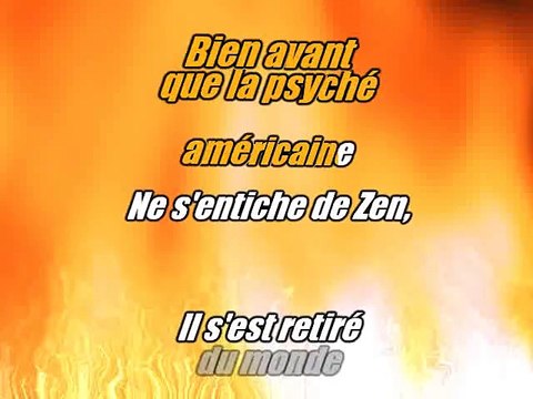 KARAOKE INDOCHINE - Des Fleurs Pour Salinger