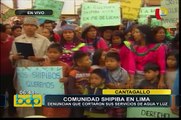 Comunidad shipiba de Cantagallo exige reubicación a municipio de Lima