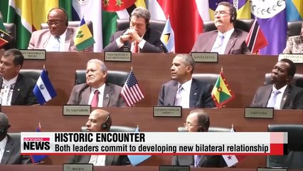 Presidents of U.S., Cuba meet for first high-level talks in 50+ years