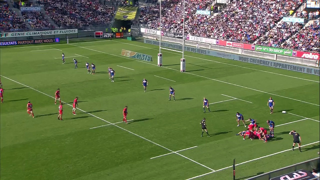 TOP14 - Grenoble - Toulon: Essai Bryan Habana (TLN) - J22 - Saison 2014/2015
