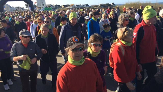 Littorale 56 : le départ des marcheurs