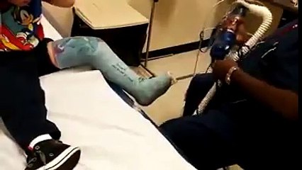 Boy Has A Hilarious Reaction To Getting..