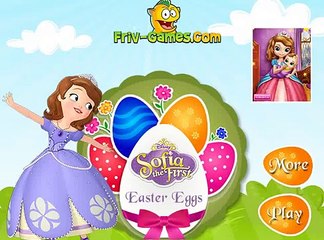 ▐ ╠╣Đ▐► Sofia peinture pâques oeuf - Sofia le premier easter egg jeu de la peinture