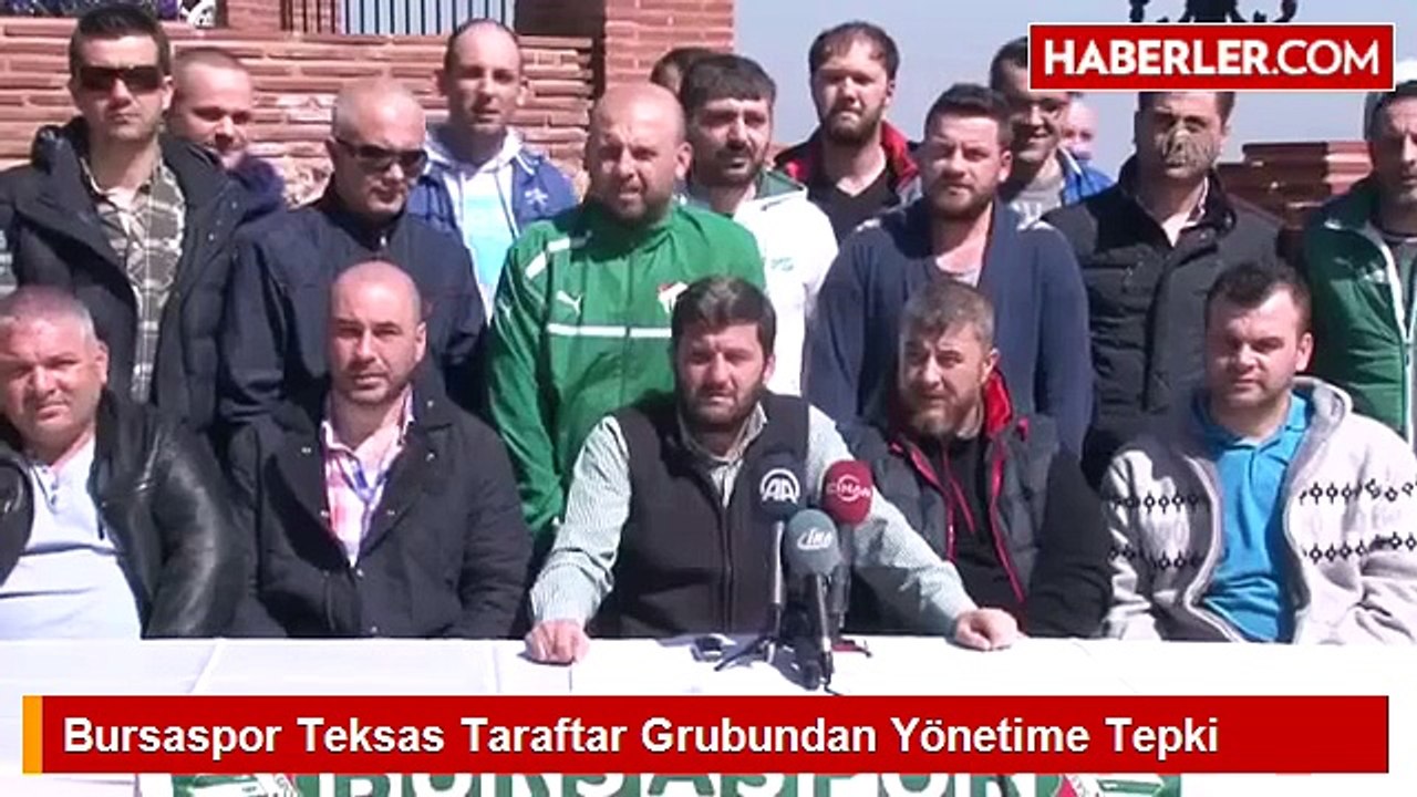 Bursaspor Teksas Taraftar Grubundan Yönetime Tepki