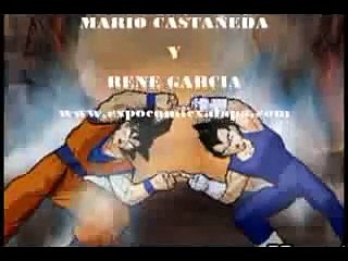 MARIO CASTAÑEDA LA VOZ DE GOKU Y RENE GARCIA VEGETA