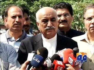 Khursheed Shah Media Talk-12 Apr 2015