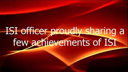 Watch how proudly ISI officer is sharing ISI's achievements..