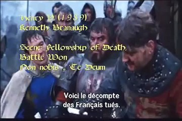 non nobis Henry V  Kenneth Branagh Agincourt 3 Non Nobis  and Te Deum avi