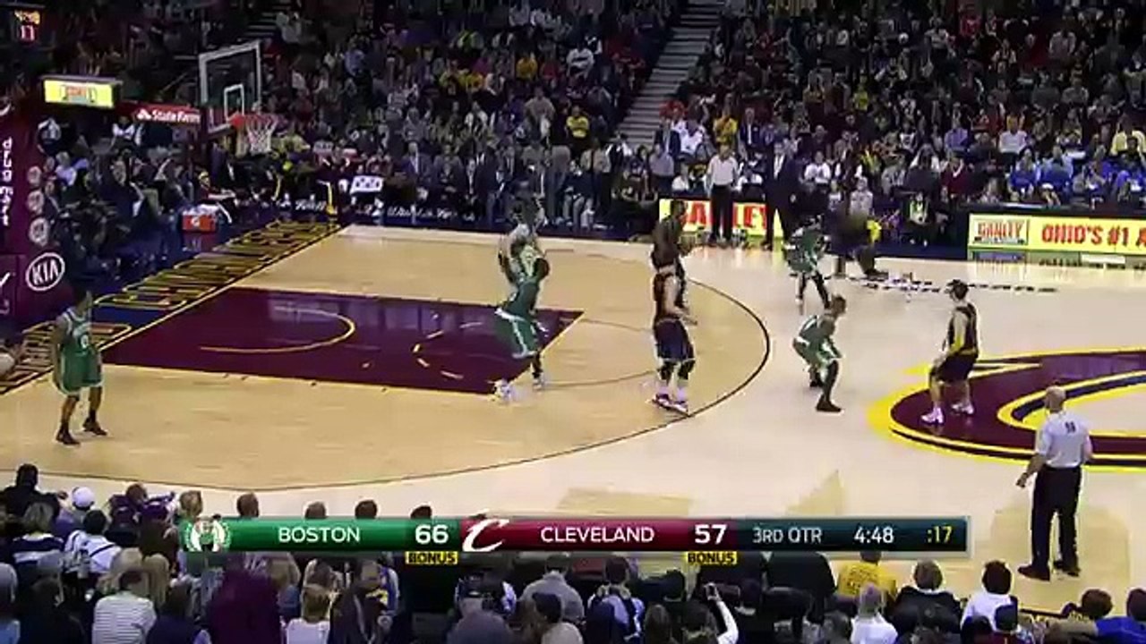 LeBron James And-One _ Celtics vs Cavaliers _ April 10, 2015 _ NBA Season 2014_15