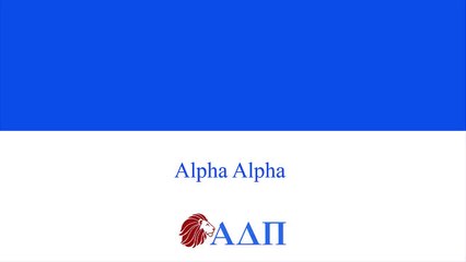 Alpha Alpha... Alpha Delta Pi Song