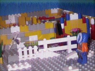 Patin à glace fait en lego