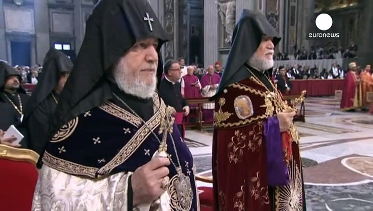 Pope Francis refers to 'genocide' over WWI massacre of Armenians