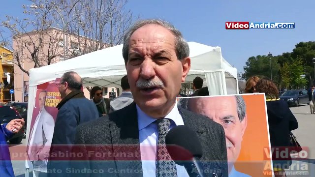 Andria: il prof. Sabino Fortunato incontra i residenti di quartiere presso Largo Torneo