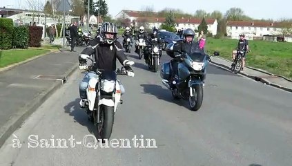 Course caritative de motos à Saint-Quentin