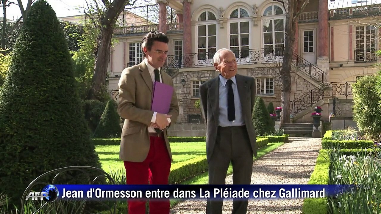 Jean d'Ormesson fait son entrée dans La Pléiade
