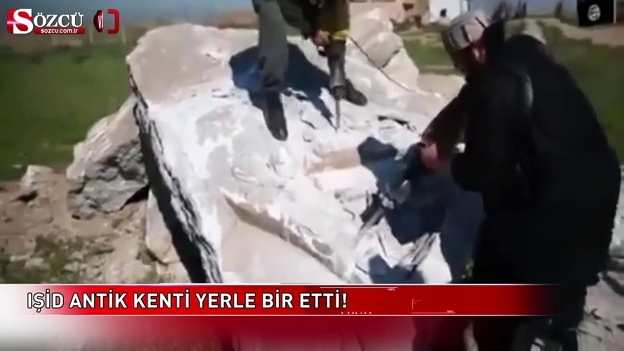 IŞİD antik kenti yerle bir etti!