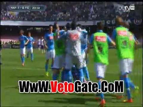 . ميرتينز يتقدم بالهدف الاول نابولى فى شباك فيورنتينا