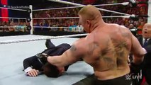 Seth Rollins vs Brock Lesnar - WWE World Heavyweight Championship Match_ Raw, March 30, 2015