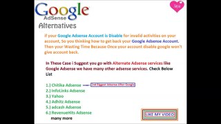 List Of Ads Company ( Google, Yahoo, Chitika, Adcash, Adhitz, Infolinks....many more)