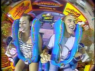 teenager passes out TWICE on slingshot ride