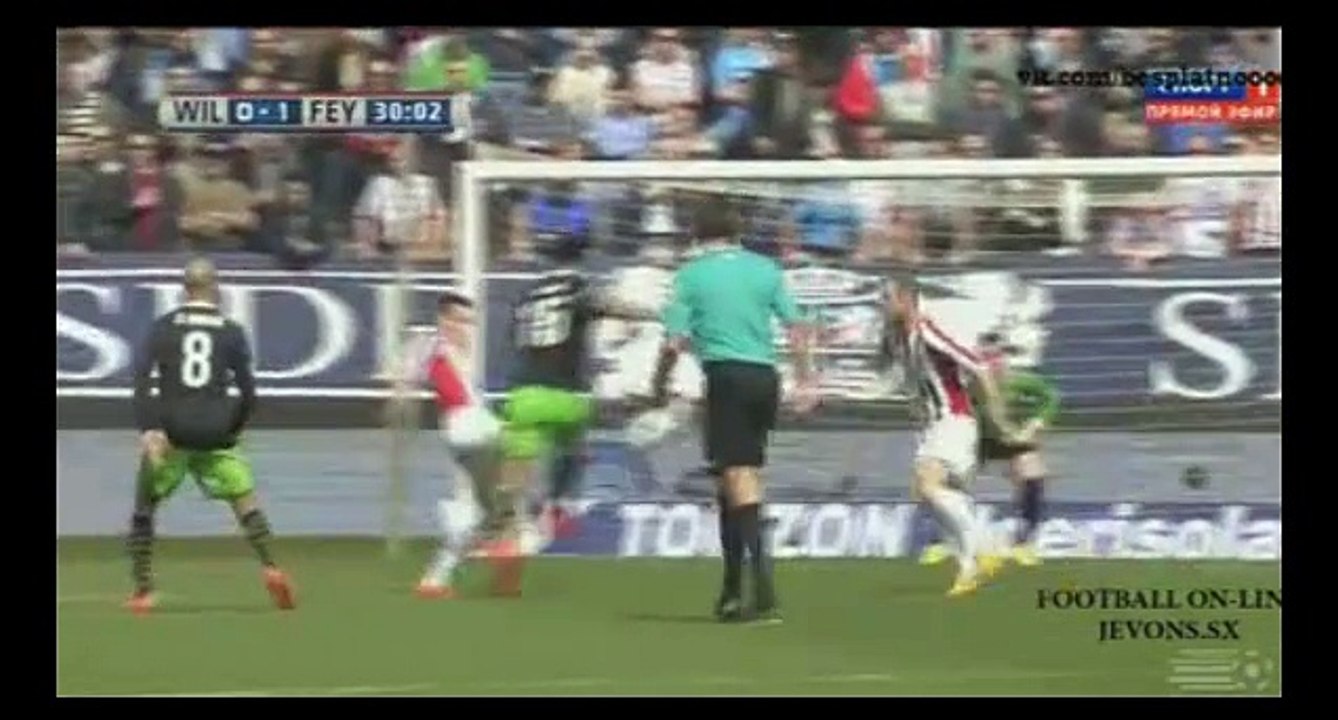All goals - Willem II - Feyenoord | 12.04.2015