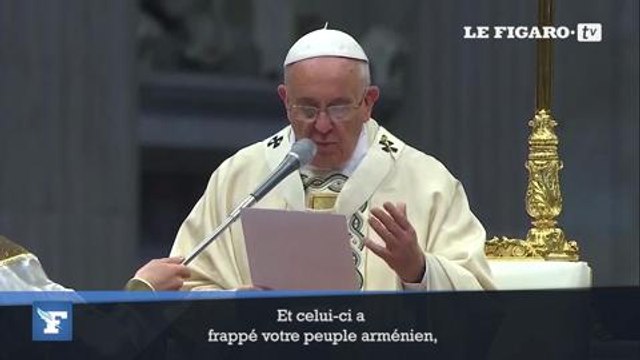 Le pape François évoque le génocide arménien