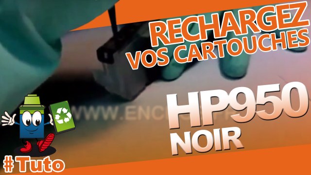 Comment recharger une cartouche d'encre HP 950 noire