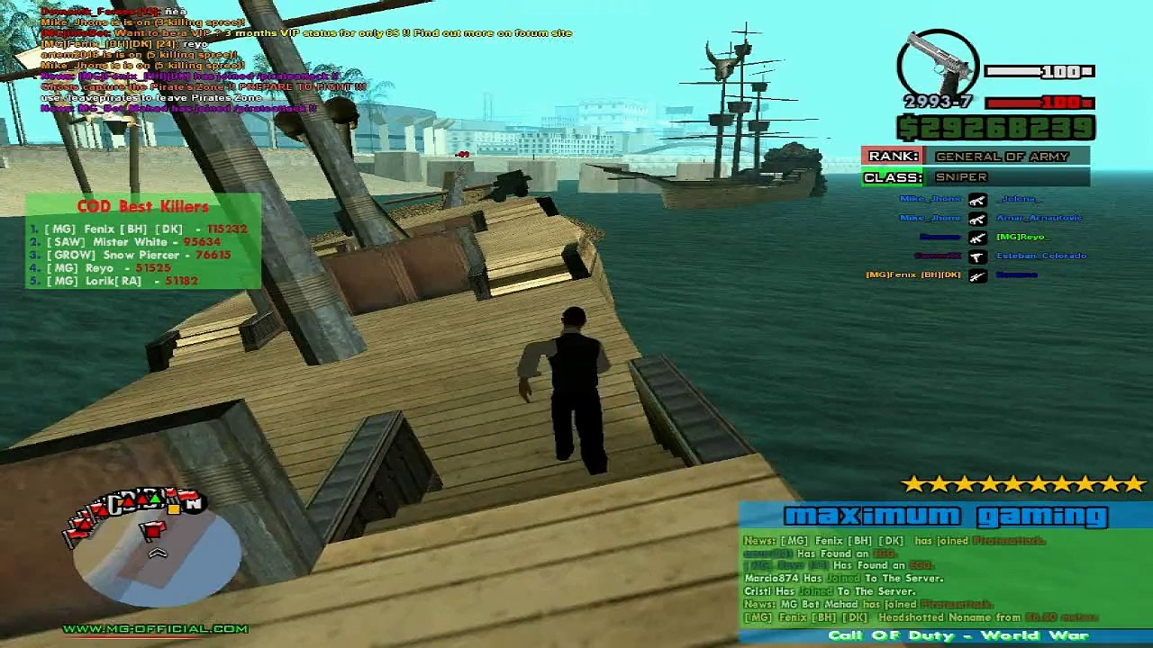 SAMP | Maximum Gaming | Pirates Attack Zone